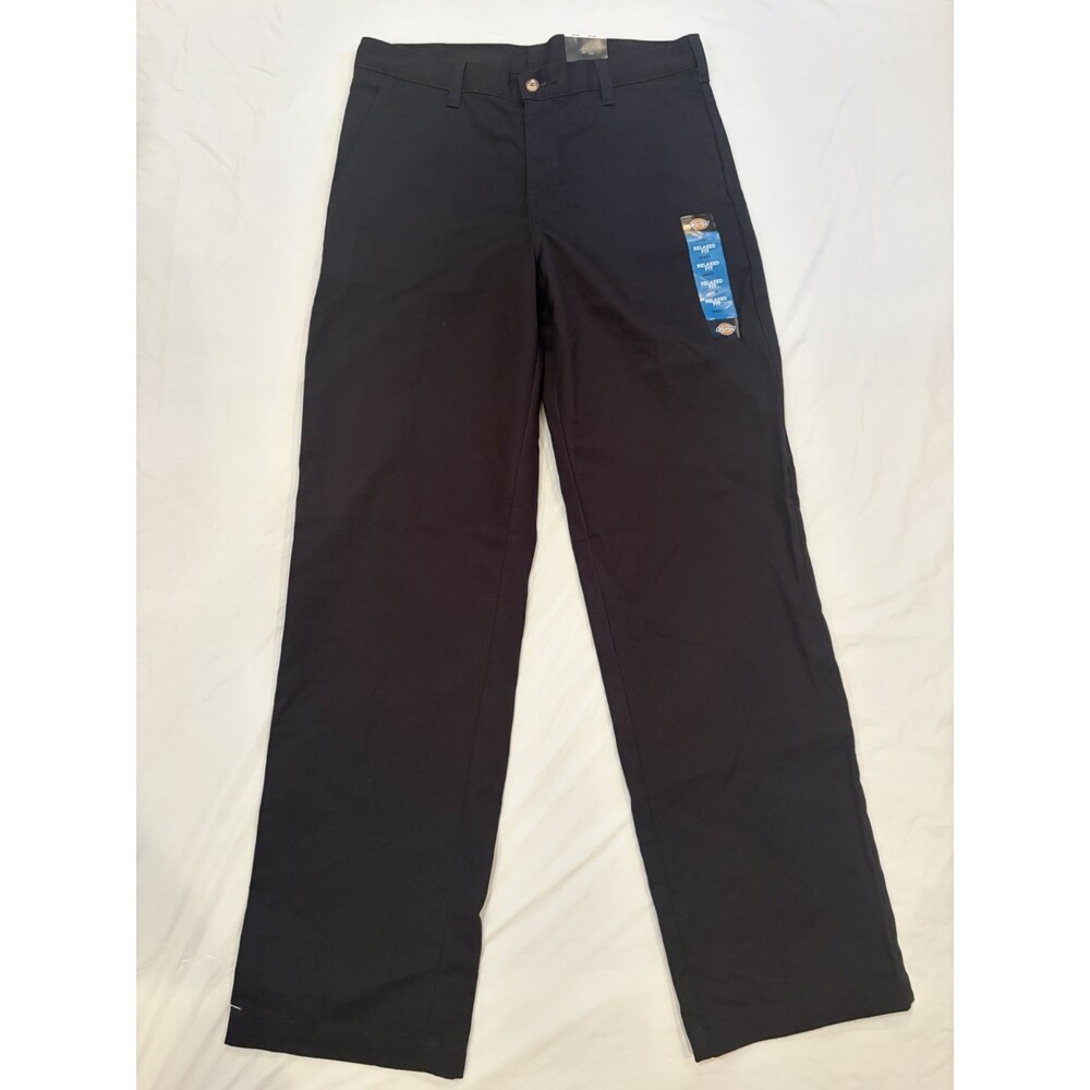 Dickies Pants Men’s 30x32 Black Relaxed Fit Straight Leg Cotton